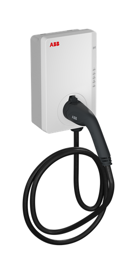 ABB Terra AC Wallbox Φορτιστής ισχύς 7,4kW – 22kW, με καλώδιο 5m Type 2