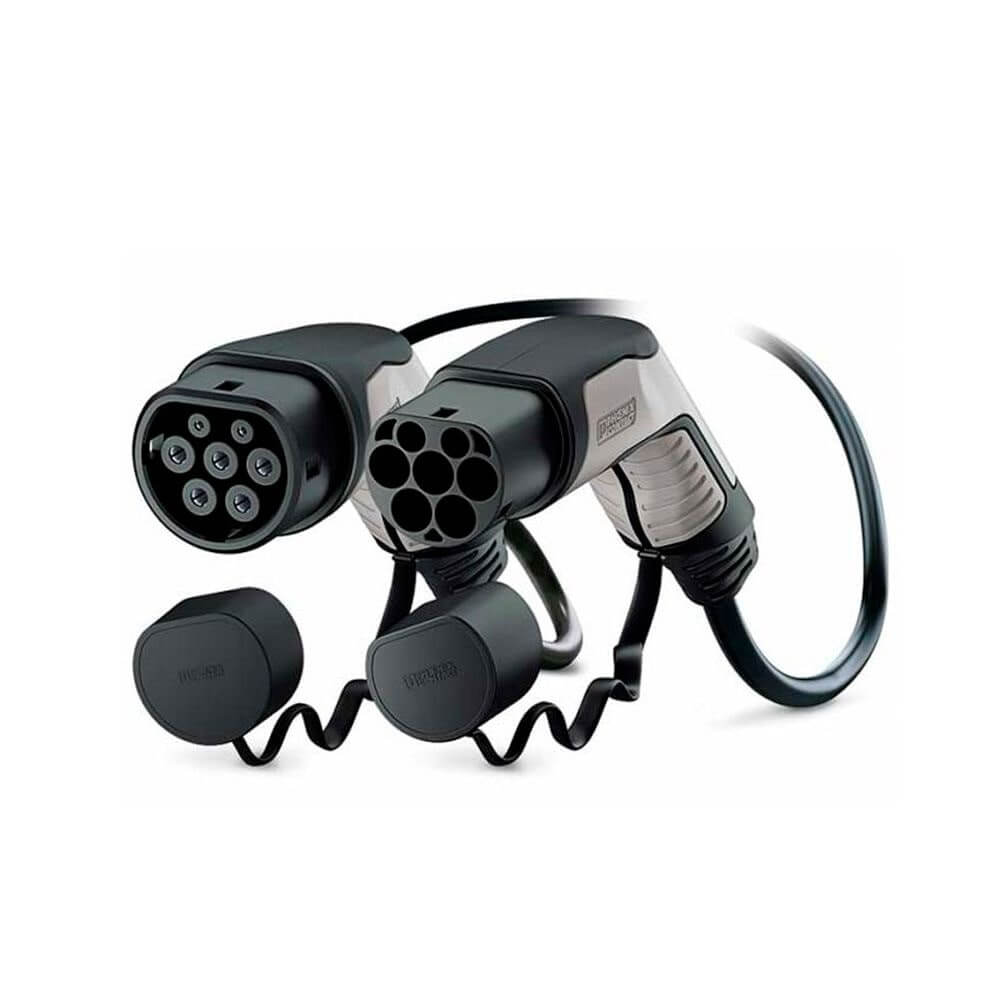 Καλώδιο φόρτισης MC Chargers T2 σε Τ2, Τριφασικό ισχύς ως 22kW, 5m